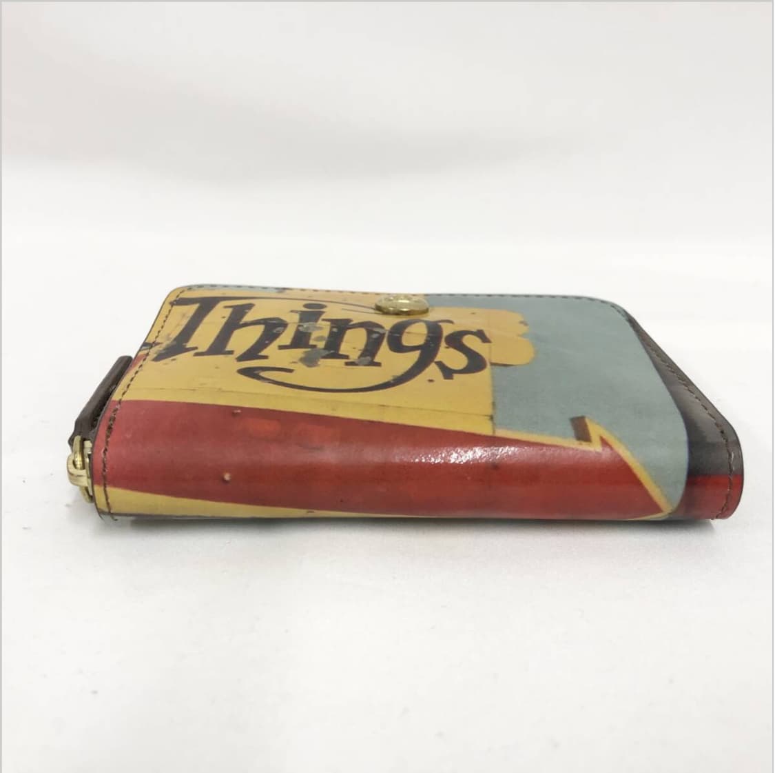 비비안웨스트우드 아카이브 펑크 프린트 에나멜 하프월렛 반지갑 상품이미지4