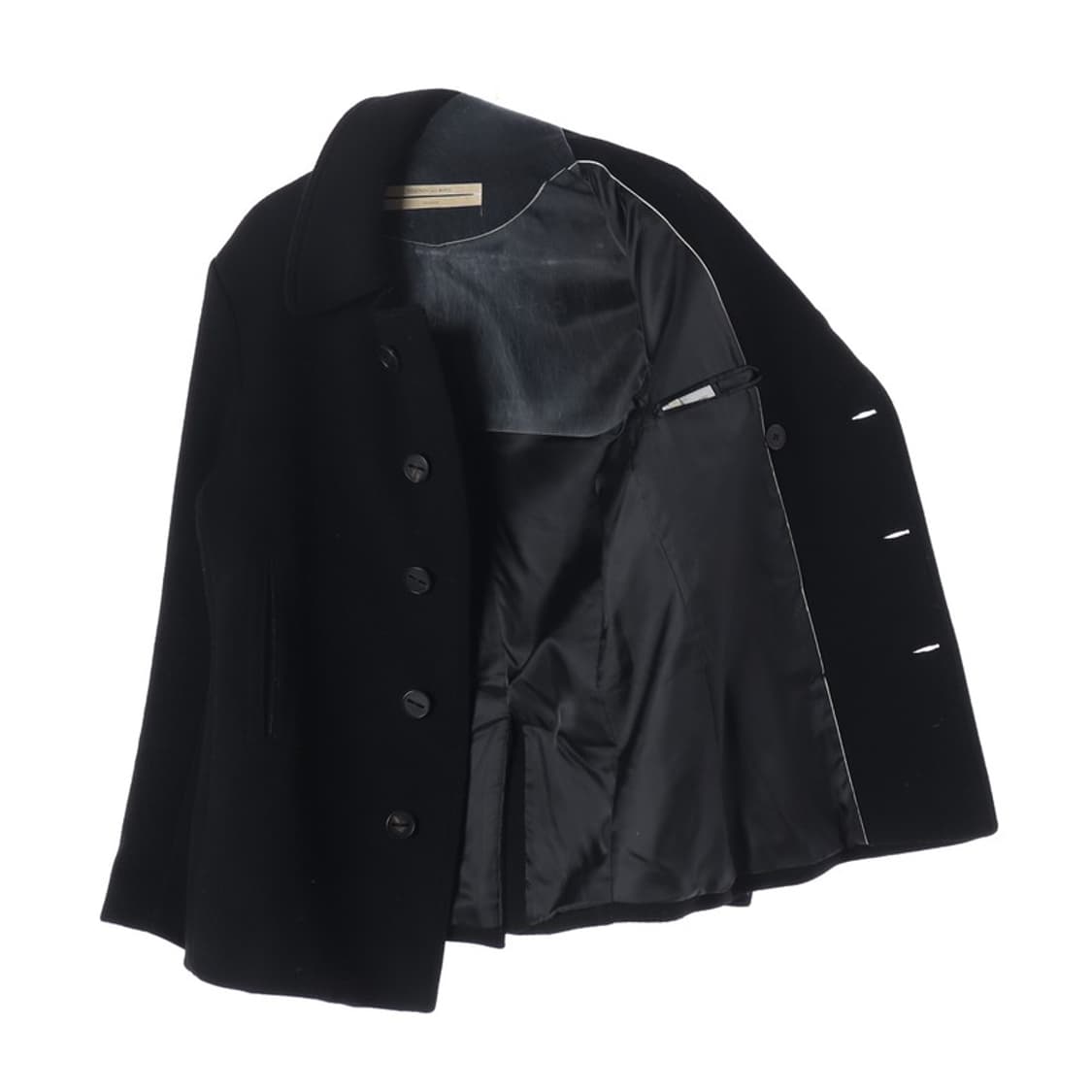 헤든앤미로 울 스탠다드 피코트 블랙 50 상품이미지2