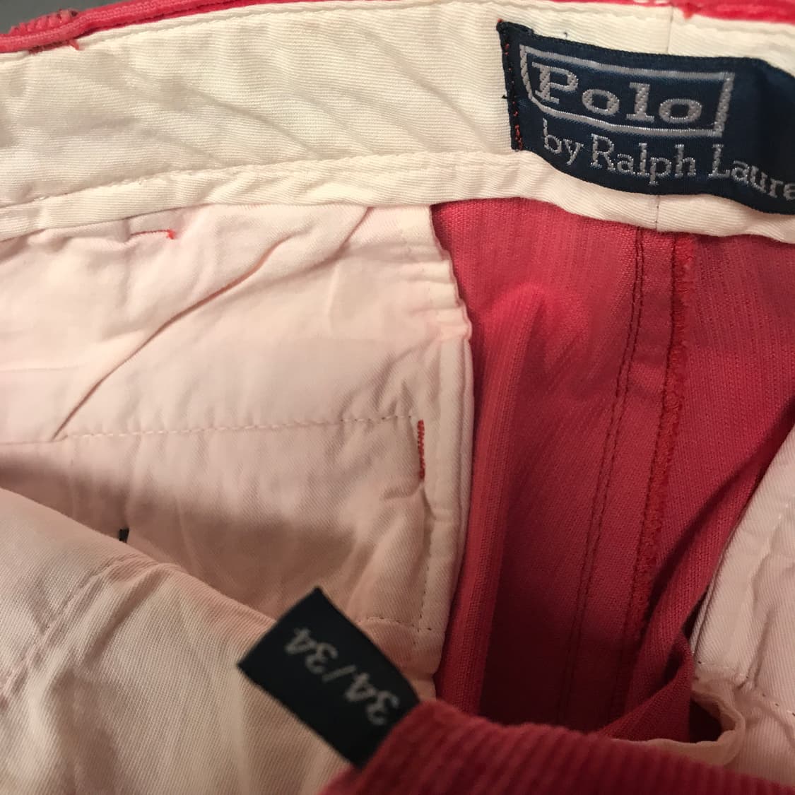 폴로 랄프로렌 코듀로이 팬츠 핑크 34/34 상품이미지5