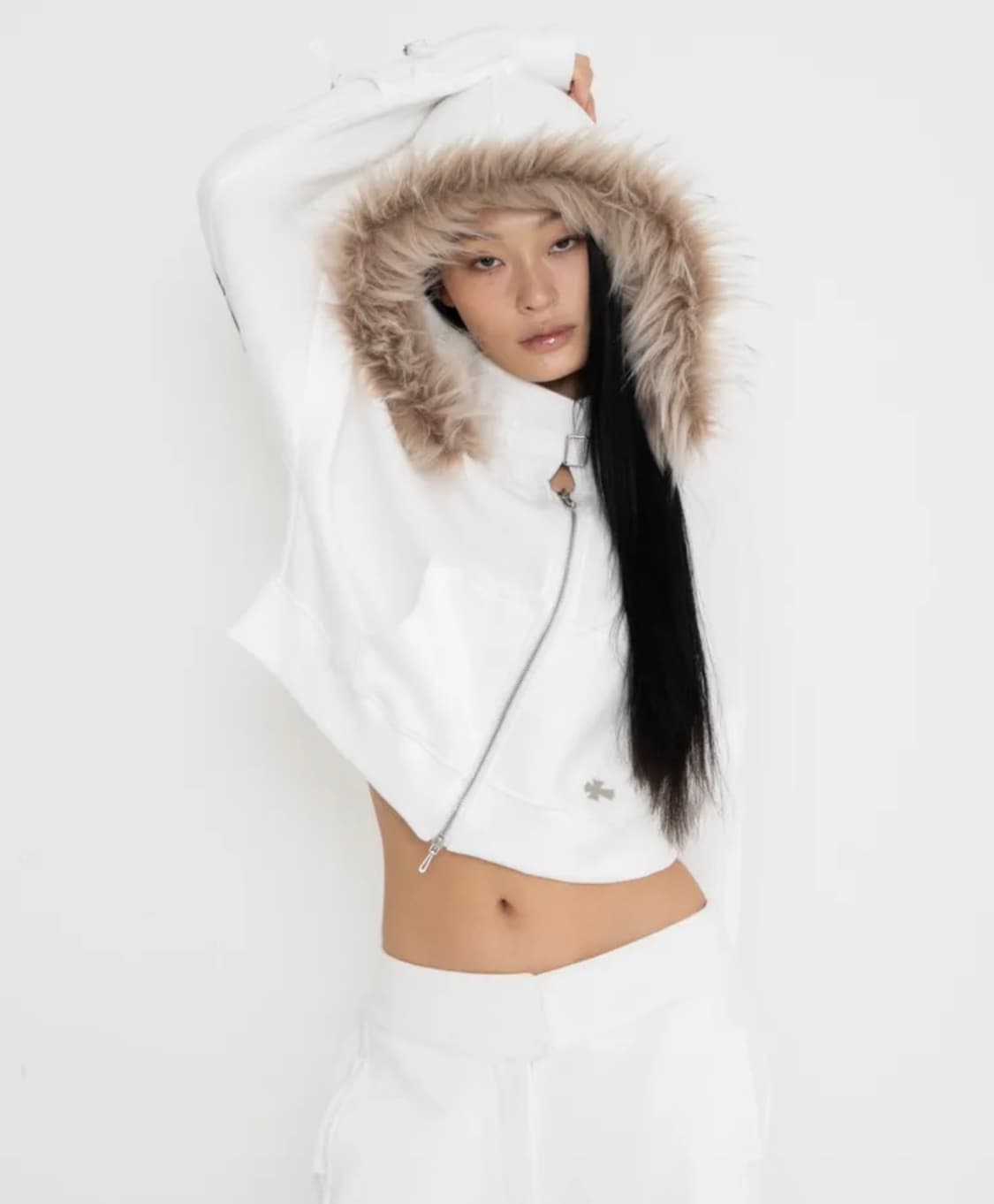 2000archives luxury is a dream 퍼 후드집업 상품이미지1