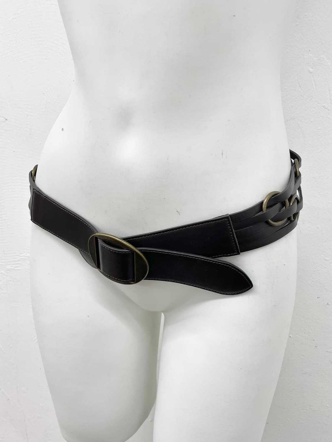 레이어드 링 버클 벨트 상품이미지3