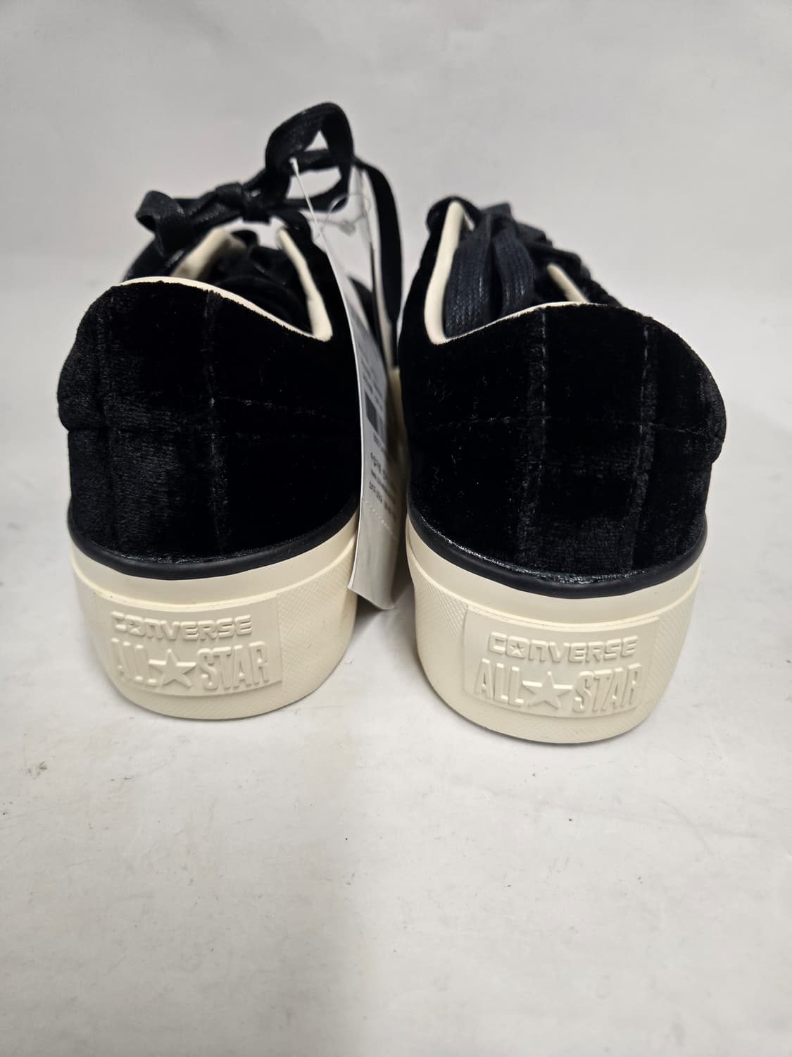 새신발)컨버스 원스타 블랙 벨벳 플랫폼 230 상품이미지4