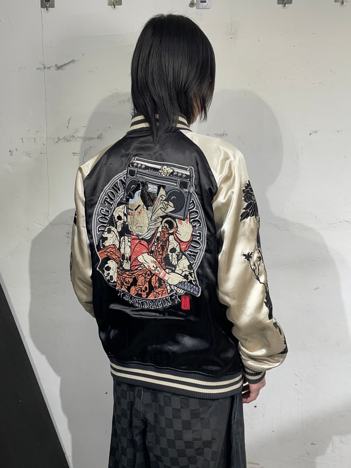 도그타운 블랙 드래곤 사무라이 수이베어 자켓 스카잔 오리엔탈 자수 스카쟌 상품이미지5