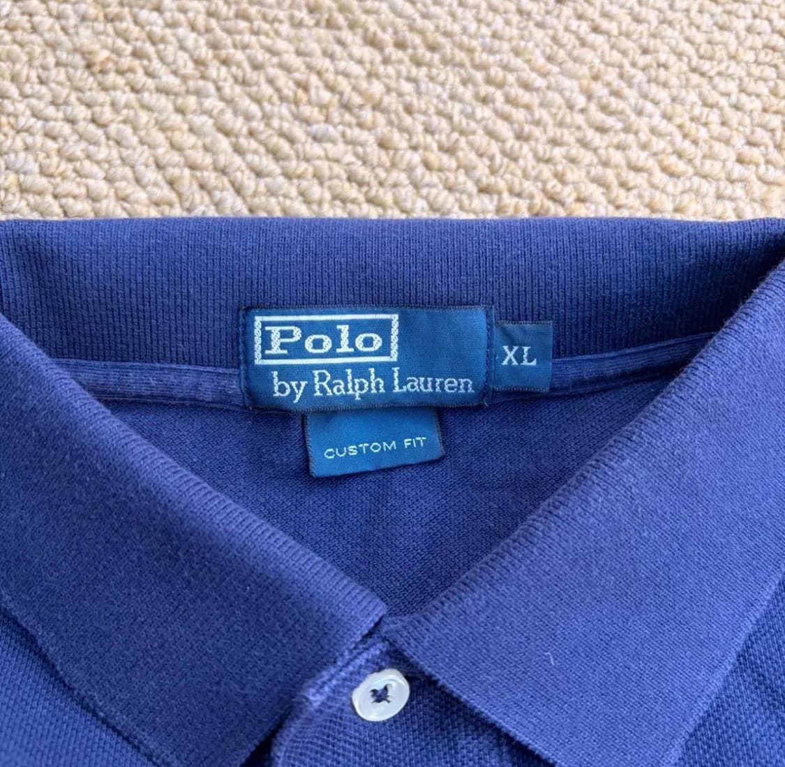 (급처)폴로 랄프로렌 캐나다 X 화이트 빅포니 PK카라 반팔 티셔츠 상품이미지4