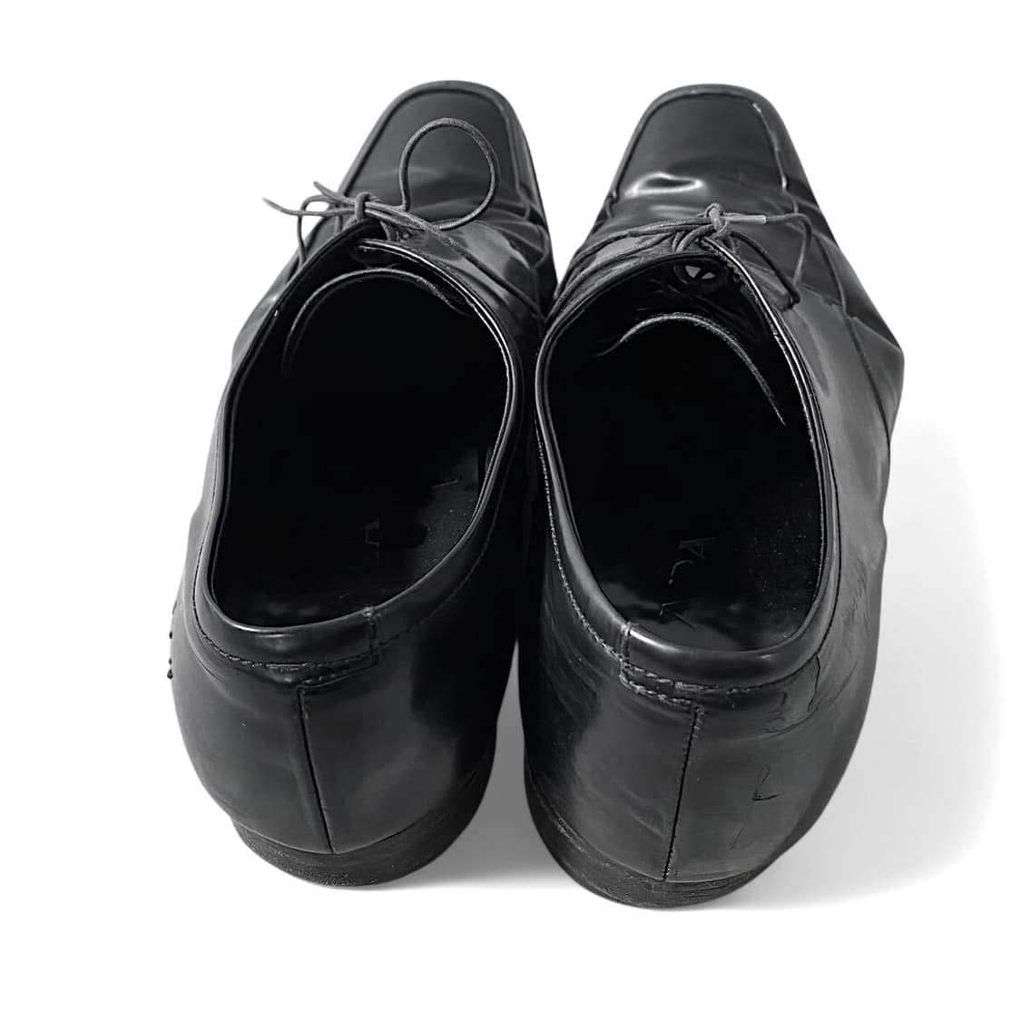 프라다 브러시드 레더 더비슈즈 레이스업 상품이미지6