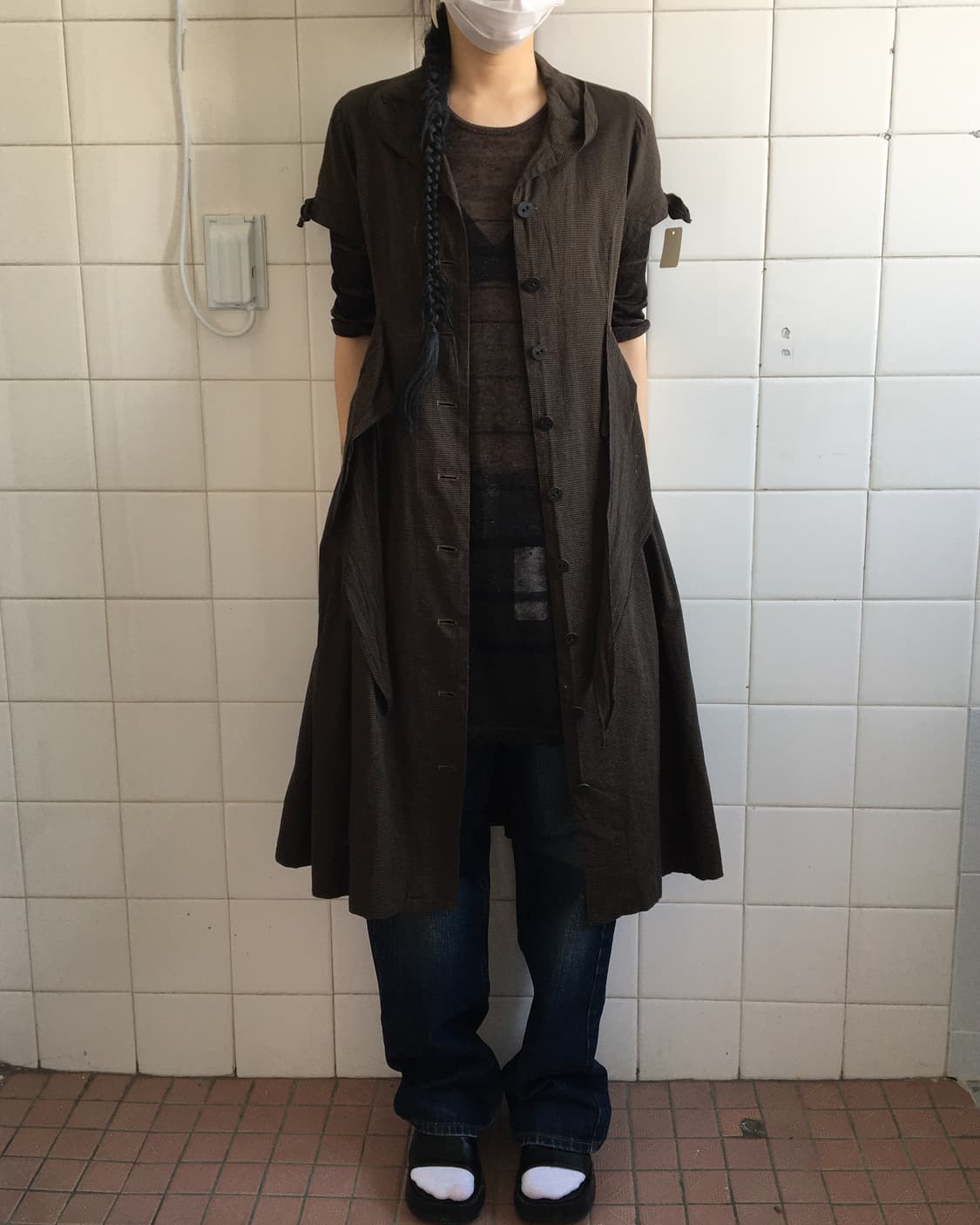 Hiroko koshino tied point onepiece 상품이미지6