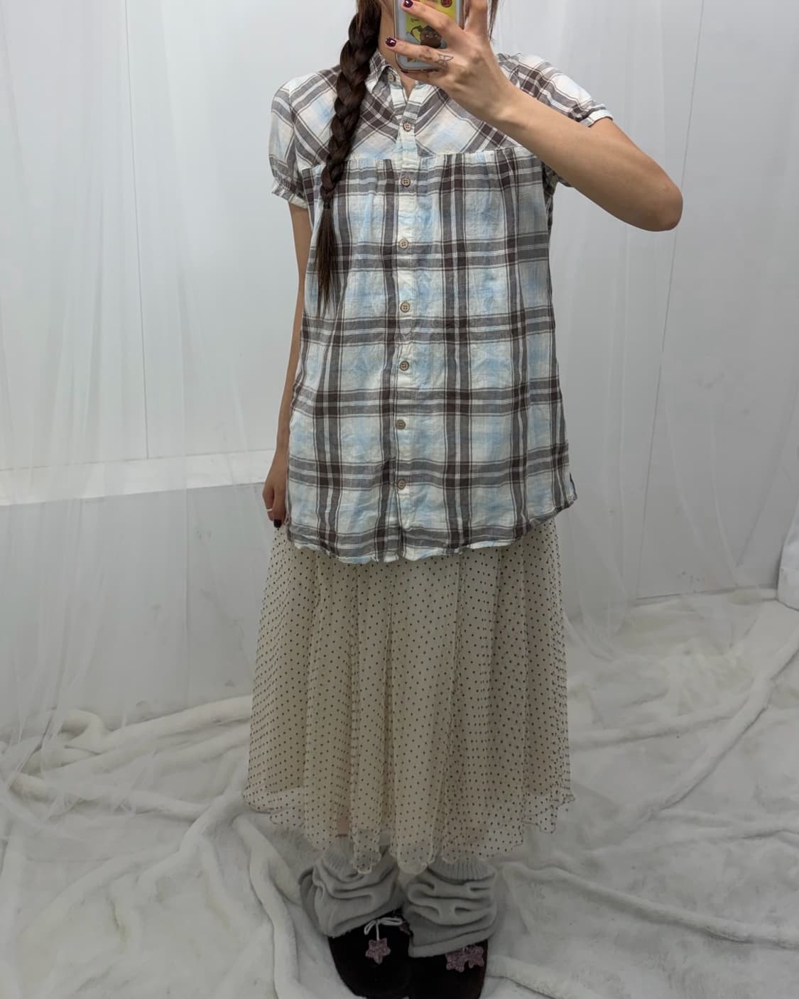 ˚꩜｡데일리 도트 모리걸  set˚꩜｡ 상품이미지3