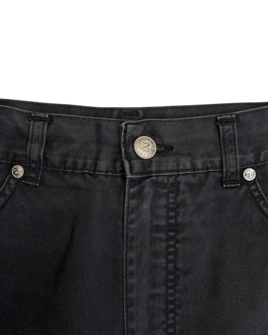 베르사체 배기핏 블랙 데님 진 상품이미지7