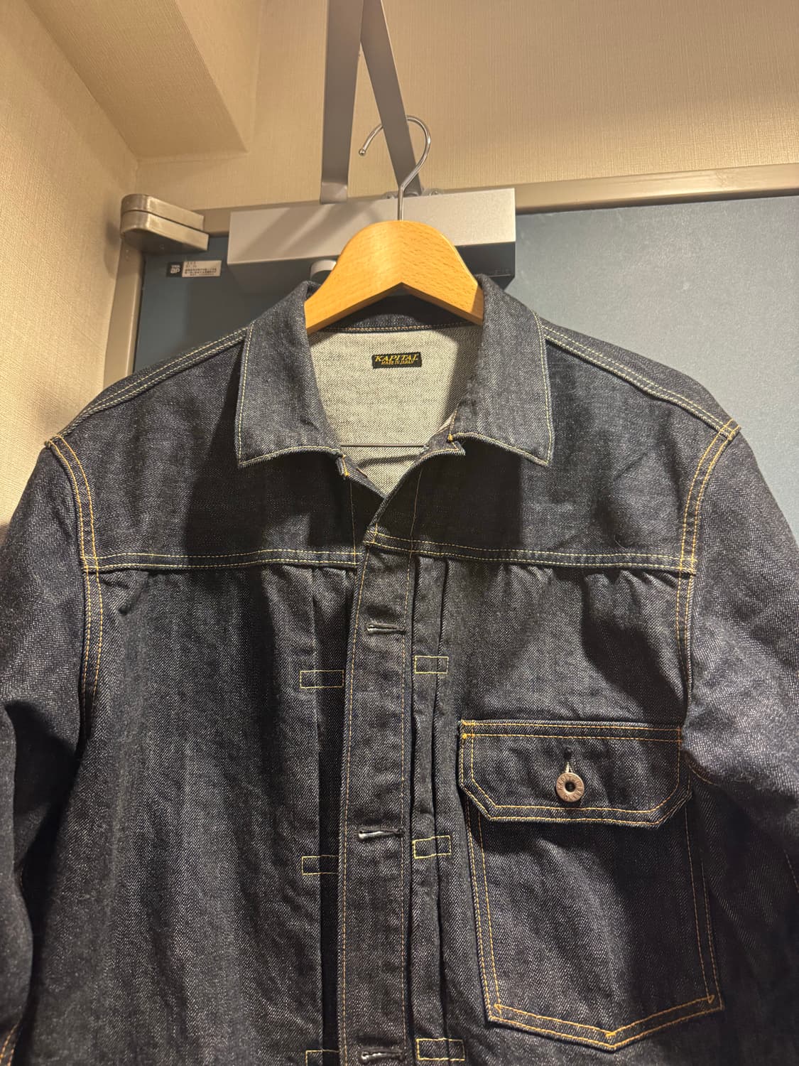 캐피탈 14온즈 데님 1ST 원 워시 자켓 인디고 상품이미지1