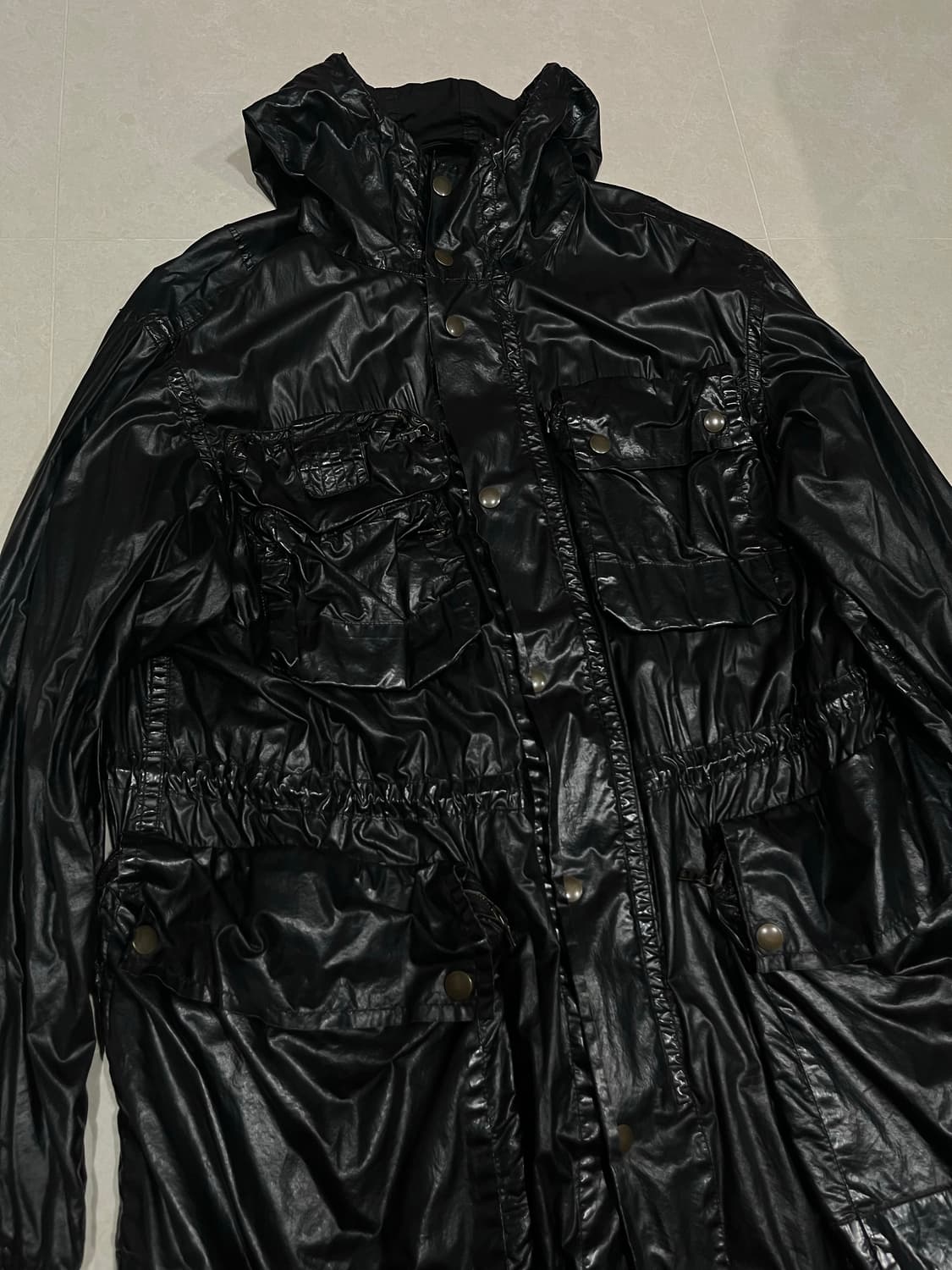 드리스반노튼 20ss 택티컬 파카 블랙 상품이미지5