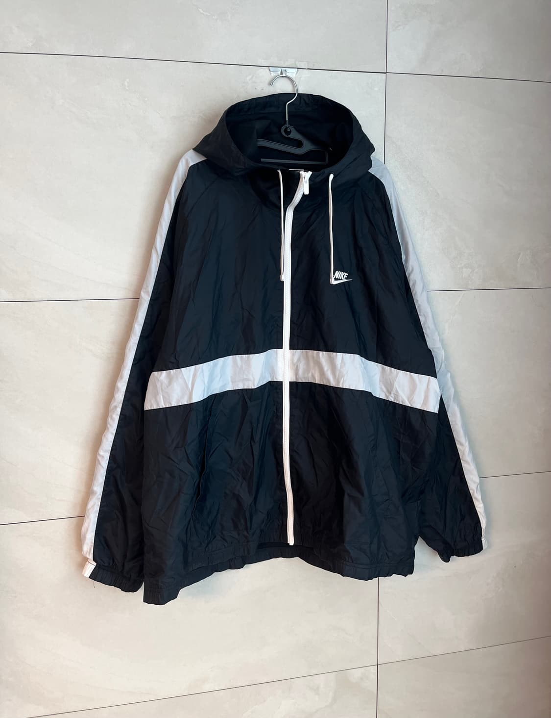 [해외/2XL] 나이키 우븐 바람막이 블랙  상품이미지2