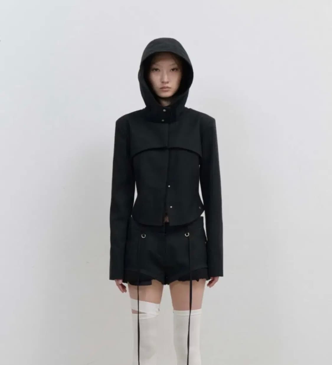 오호스 OJOS Layered Bolero Wool Jacket 상품이미지1
