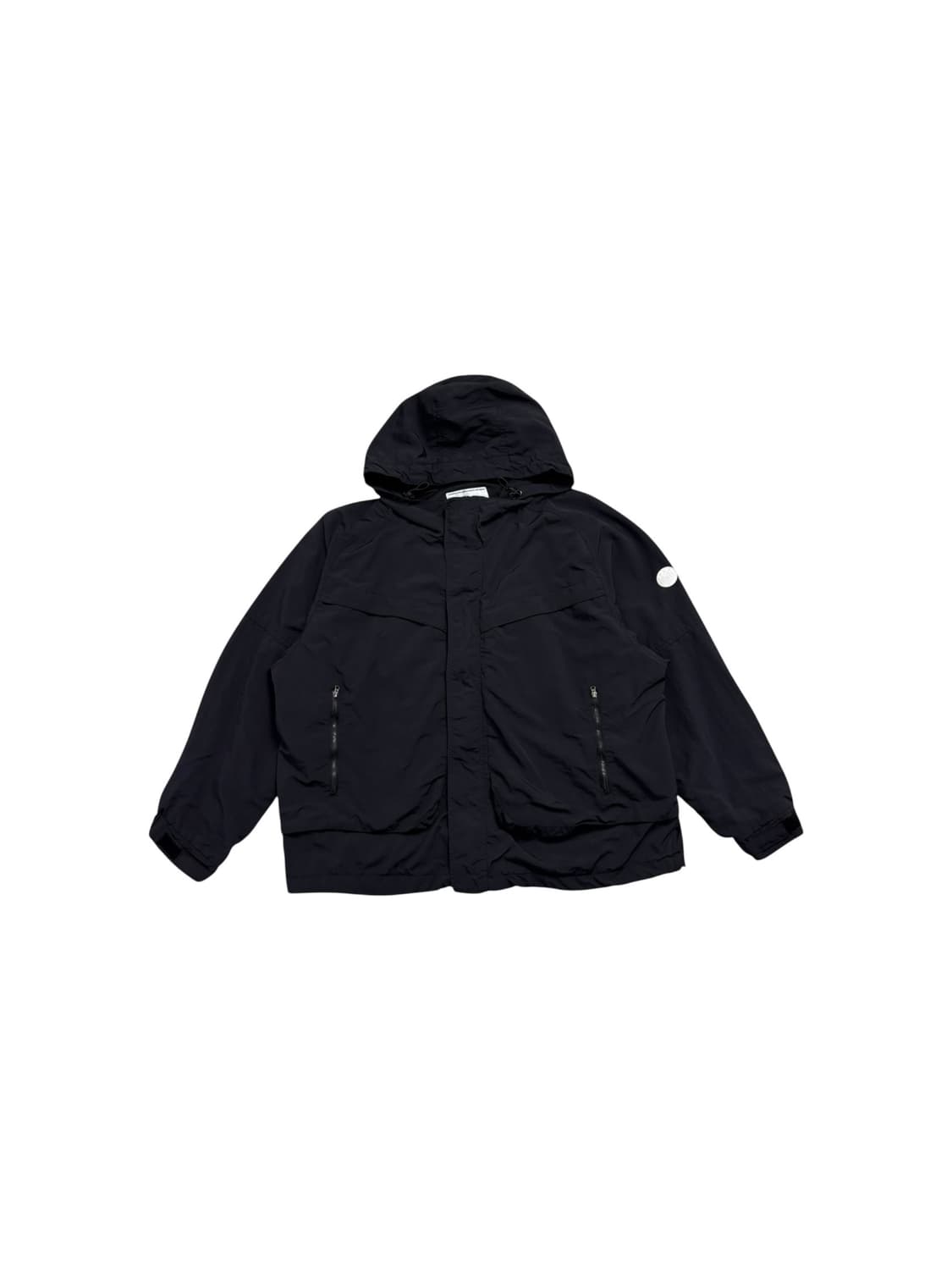 트래블 후드 바람막이 자켓 블랙 상품이미지1