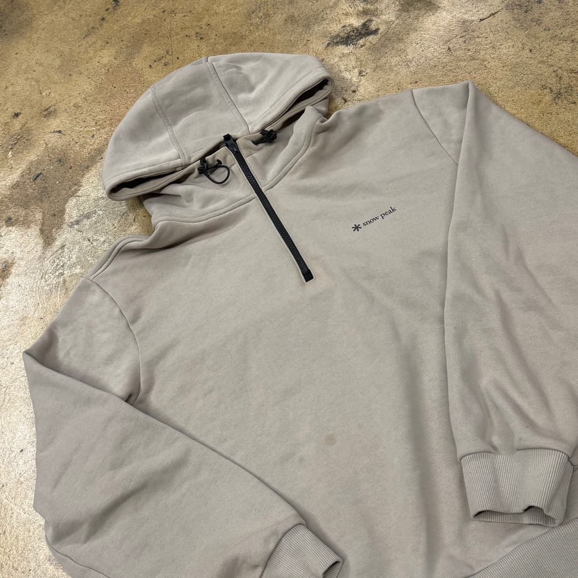  [정품/105] 스노우피크 하프집업 후드티 베이지 b15 상품이미지1