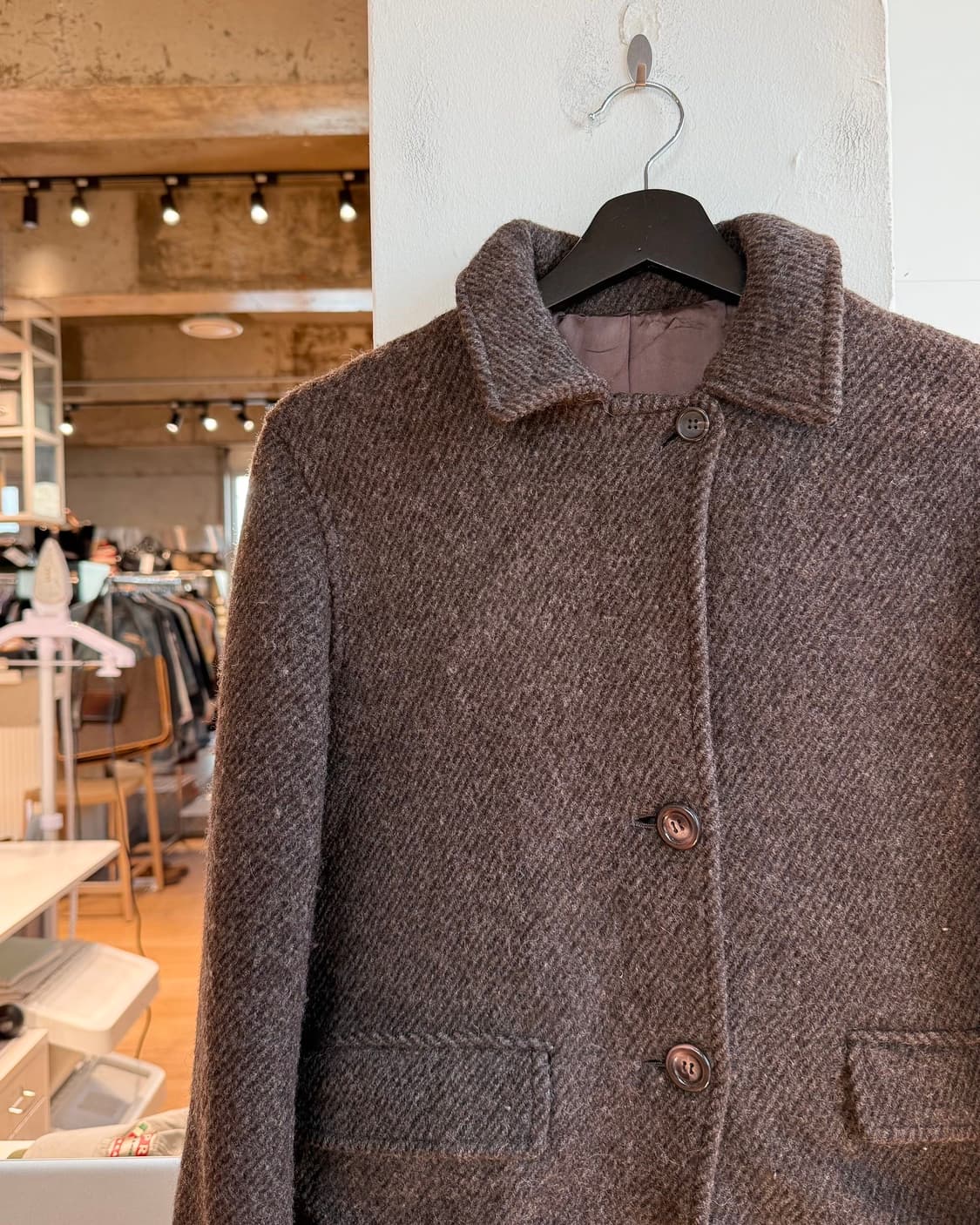 마가렛호웰 브라운 울 하프 코트  상품이미지4