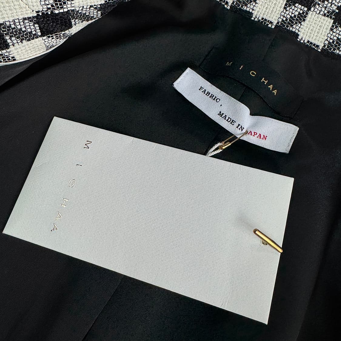 미샤 23 크롭 체크 자켓 [새상품] 상품이미지4