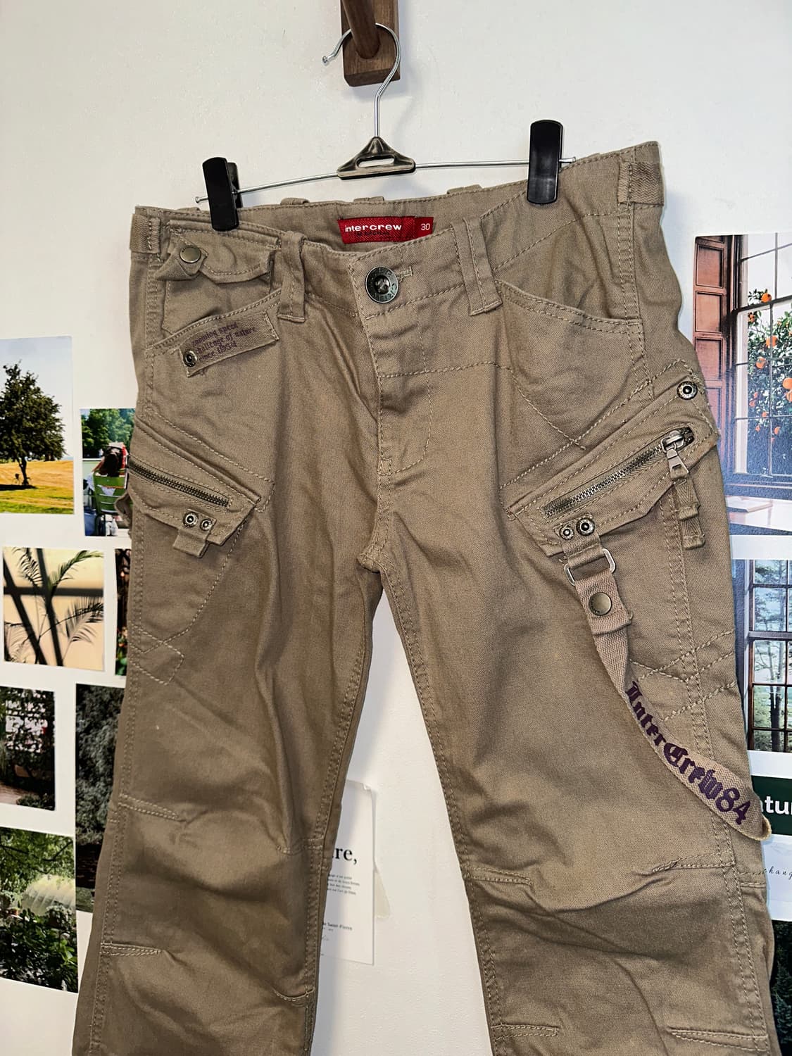 Ash brown y2k cargo 부츠컷 팬츠  상품이미지2