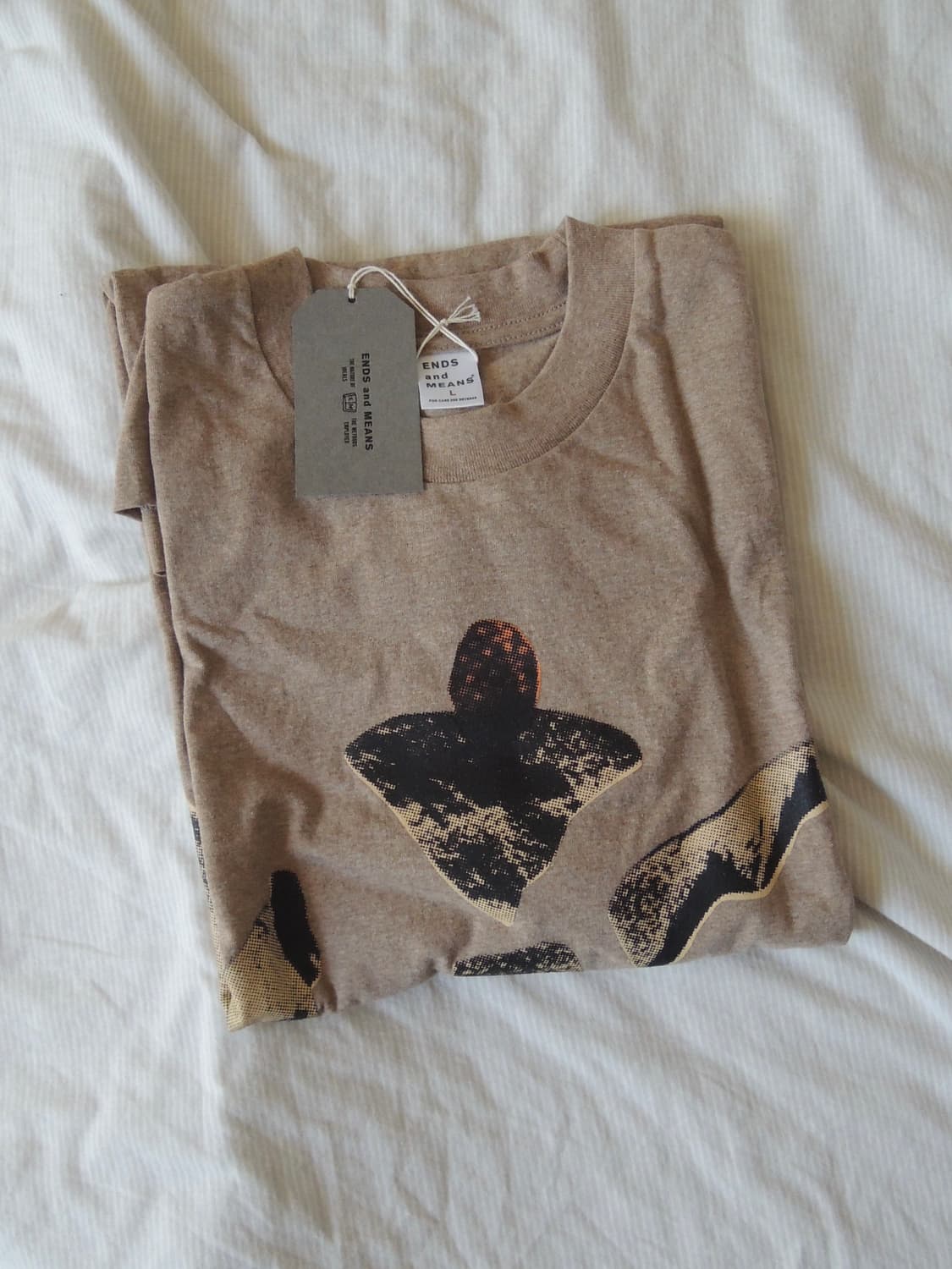 Ends and Means PRIN CIPIUM Tee brown 상품이미지2