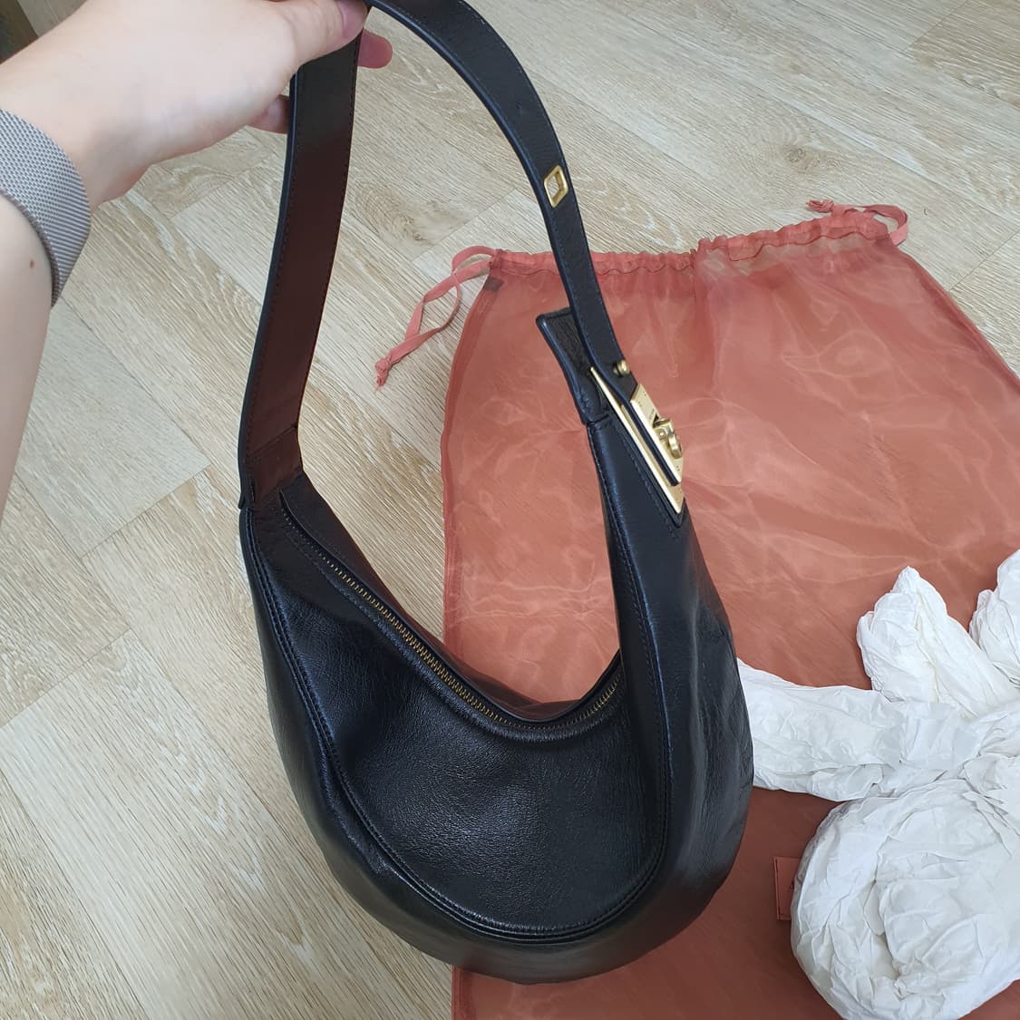 아카이브앱크 Clip hobo bag (Vintage night) 상품이미지7