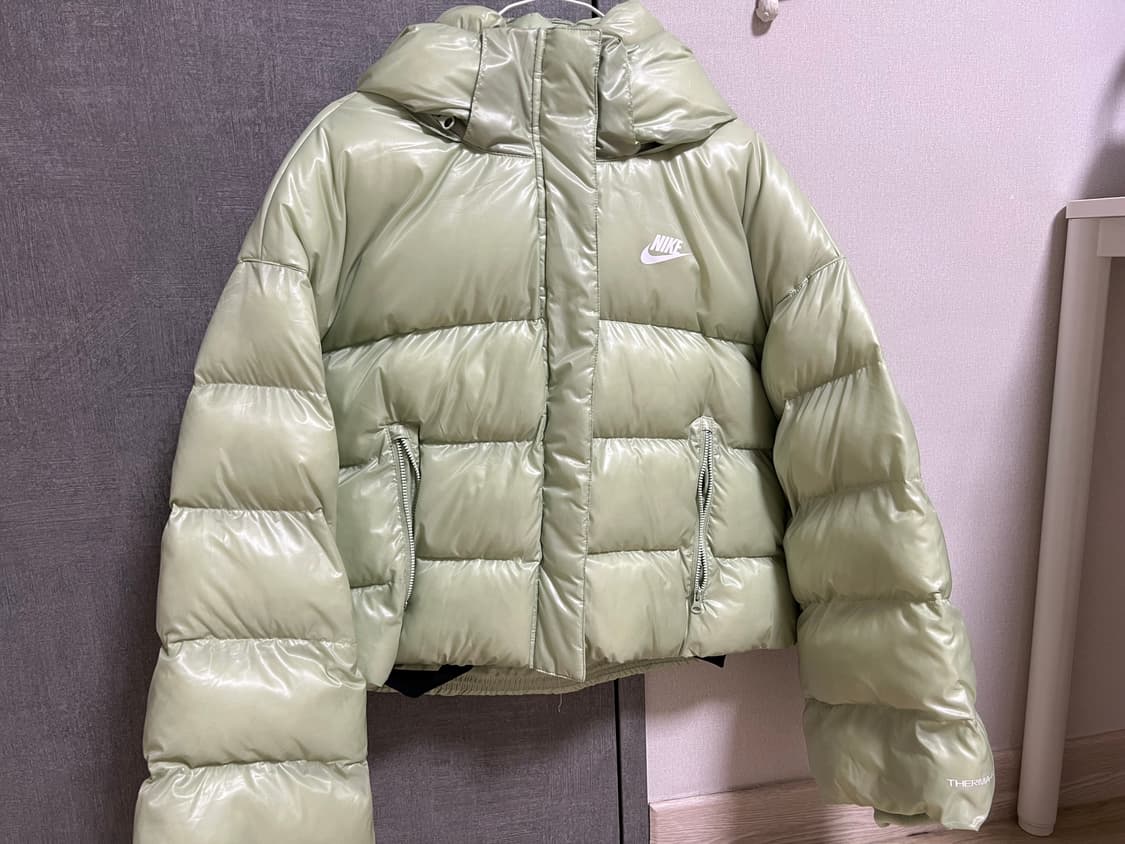 나이키 써마핏 여성 후드 숏패딩 민트  상품이미지6