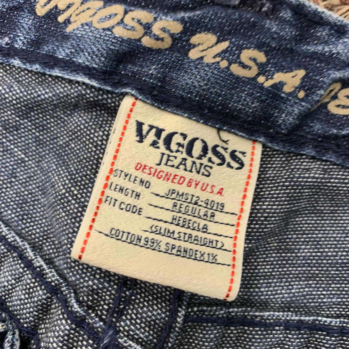 32 VIGOSS 스트레이트 데님 팬츠 상품이미지5