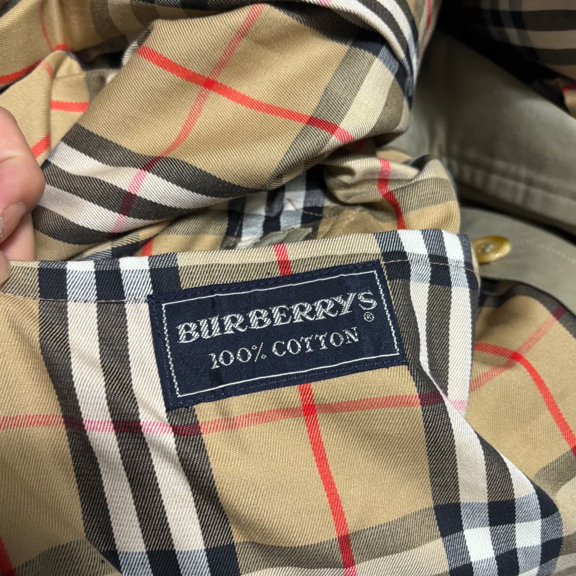 M 버버리 베이지 트렌치 코트 상품이미지5