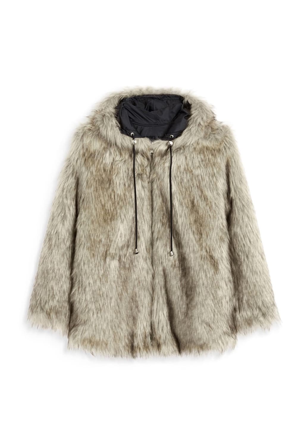 OPEN YY REVERSIBLE FAUX FUR HOOD JACKET 상품이미지1