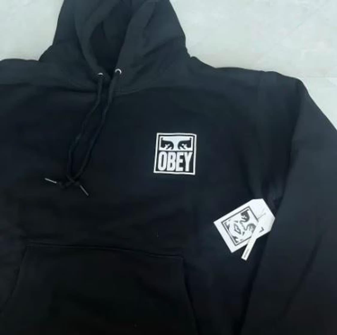 새상품) 오베이 아이즈 아이콘 후드티 블랙 L XL 상품이미지2