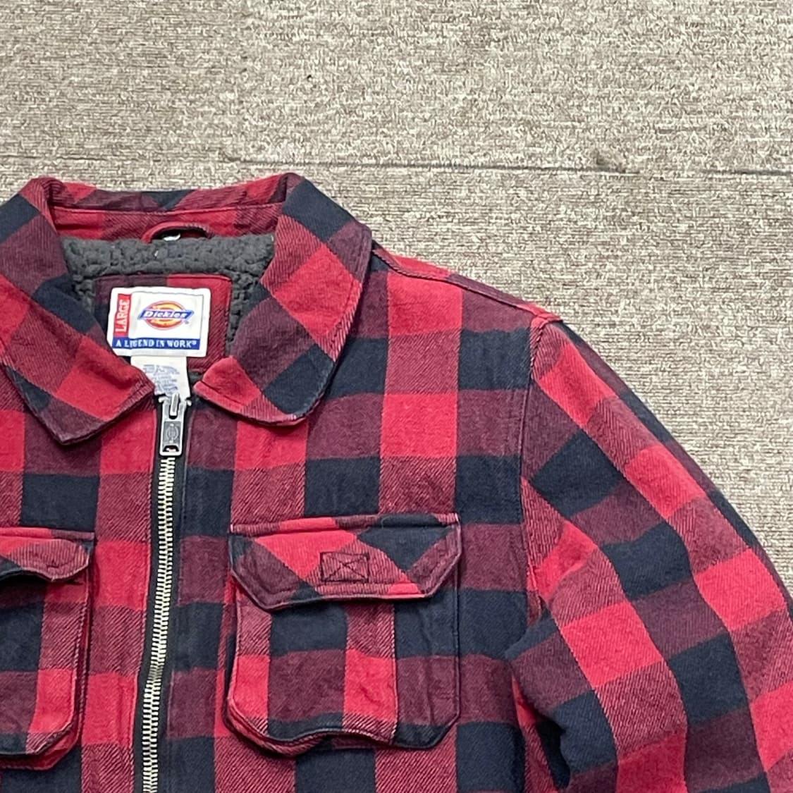 (L) Dickies 디키즈 체크 코튼 자켓 상품이미지2