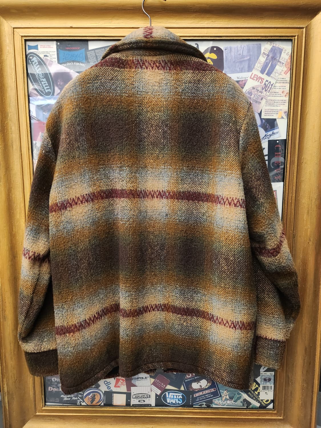 70s Melton USA Ombre  wool jacket 상품이미지2