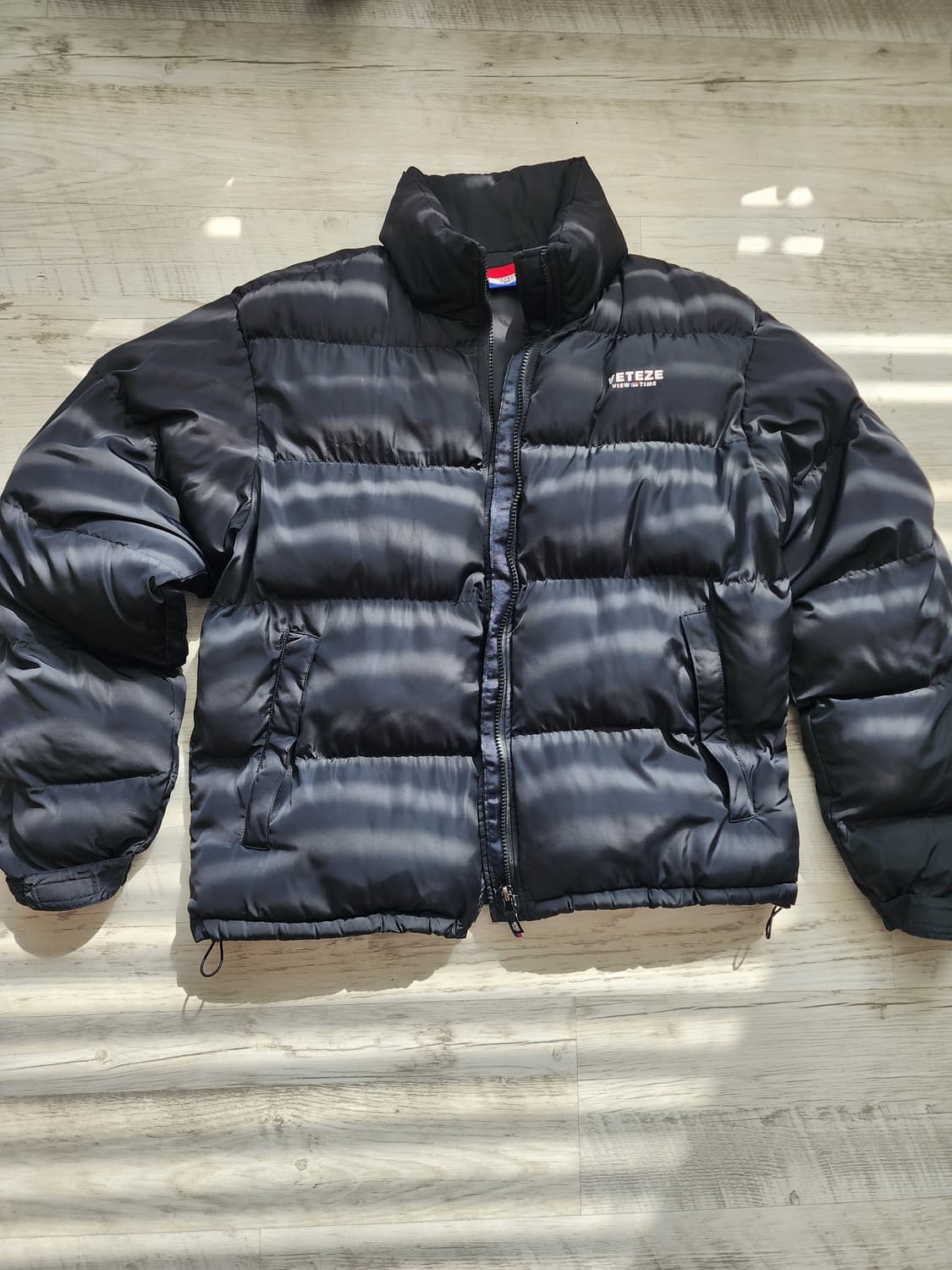 VETEZE 베테제 블랙 숏 패딩 팜. M(100)사이즈 베떼제 남녀공용 상품이미지1