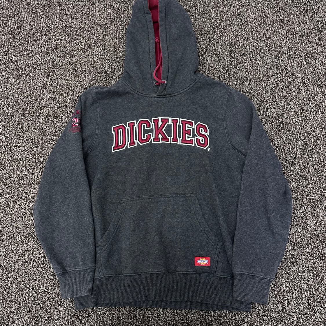 Dickies 디키즈 기모 후드티 차콜 M 상품이미지1