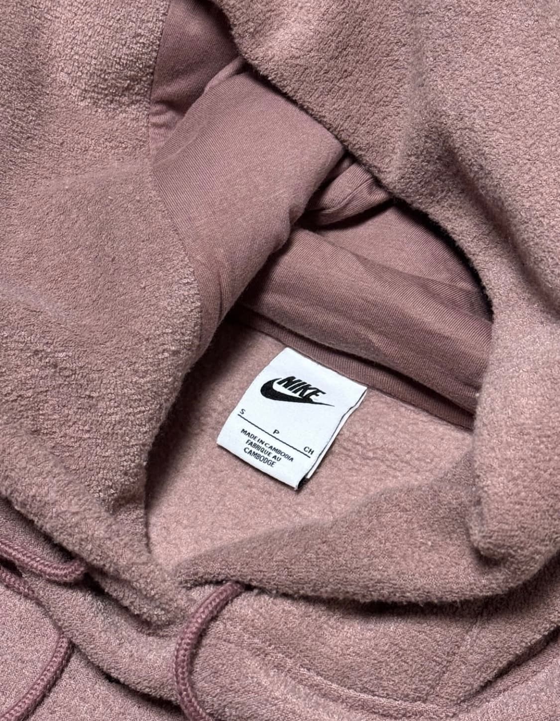 나이키 피닉스 오버 핑크 후드티 상품이미지4