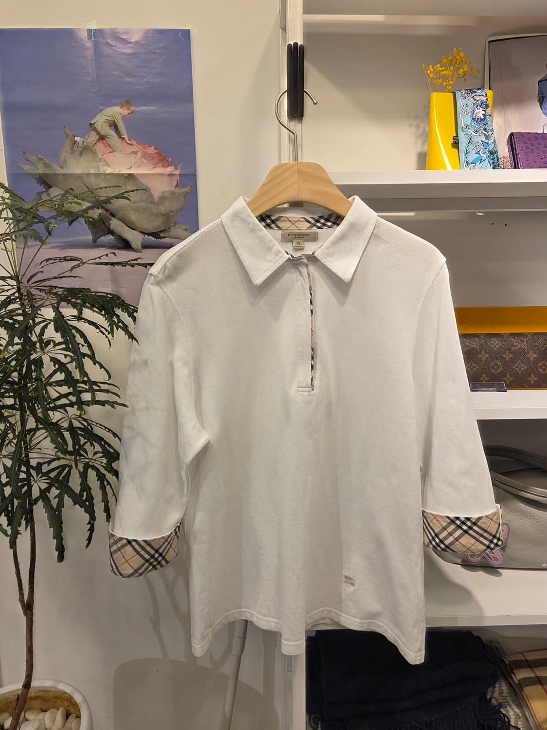 버버리 7부 피케 카라티 상품이미지1