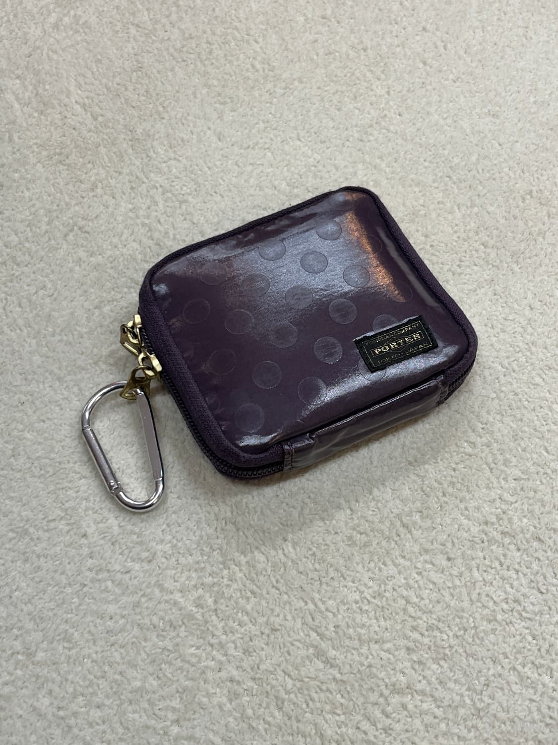 Porter 포터 도트 지갑 퍼플 상품이미지2