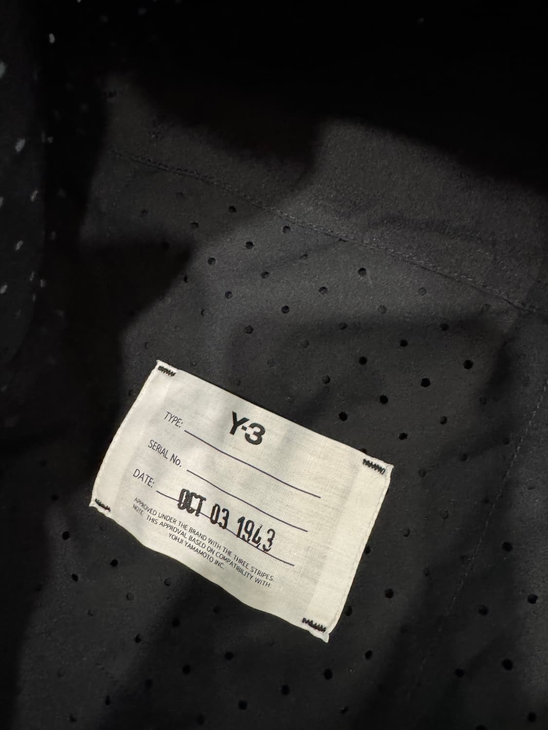 Y-3 요지야마모토 체크 매쉬 필드 자켓 L  상품이미지9