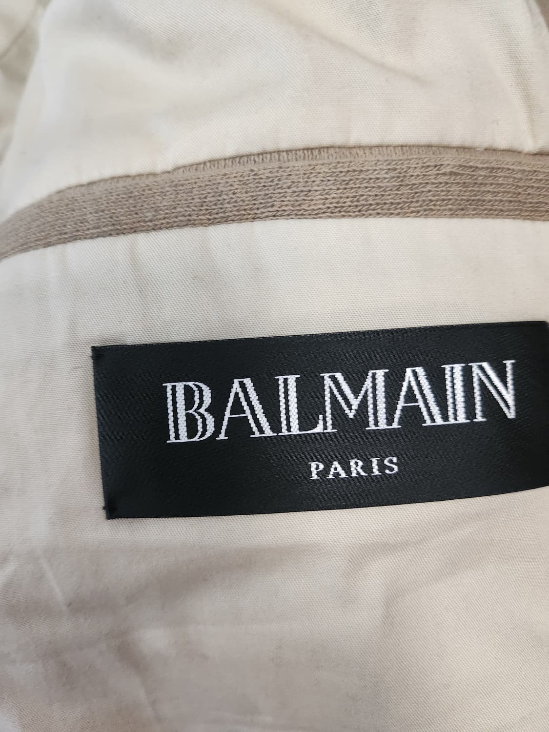 발망 울 라이더 자켓 베이지 상품이미지3