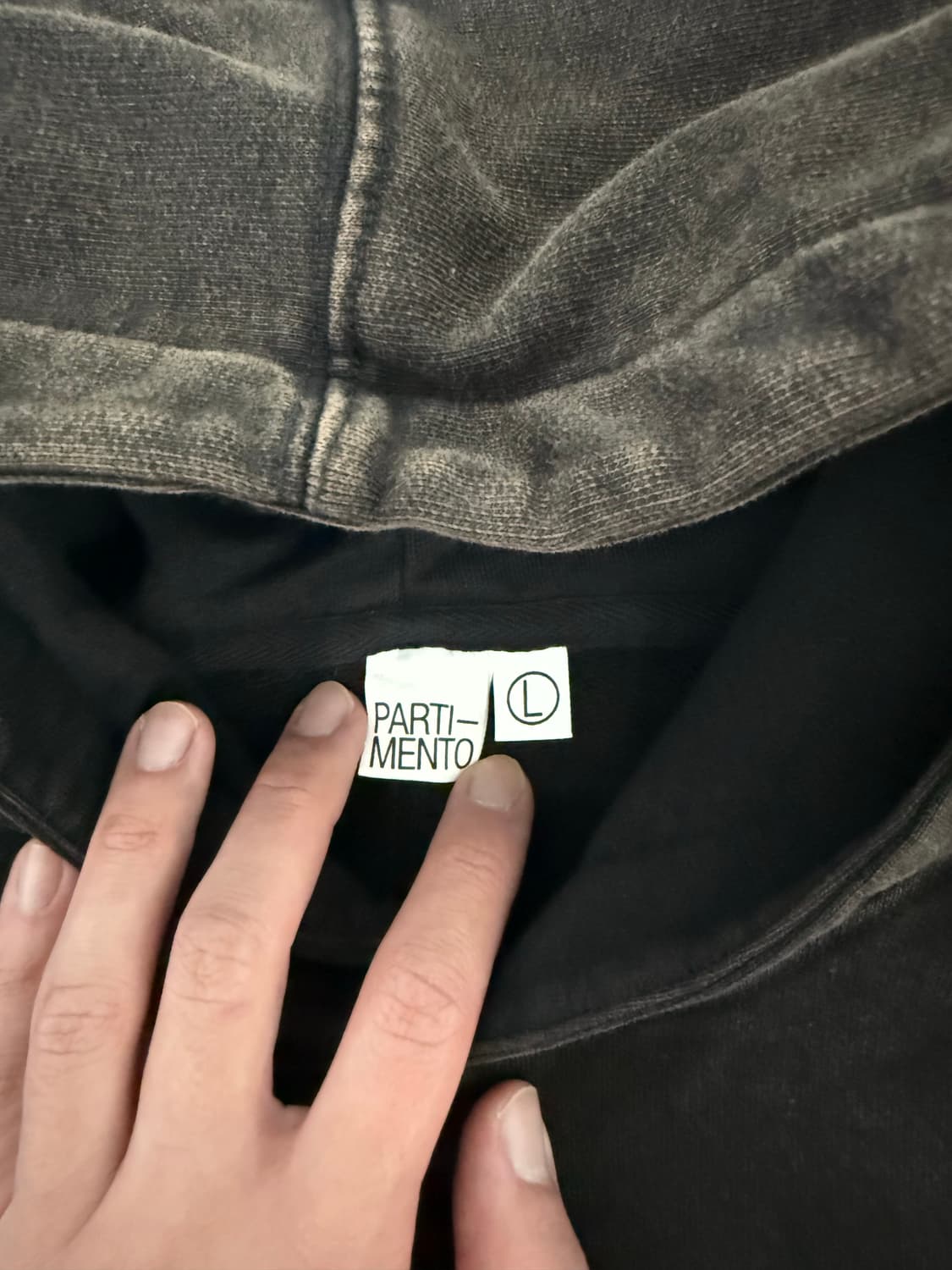 파르티멘토 VTG 후디 블랙 L 상품이미지2