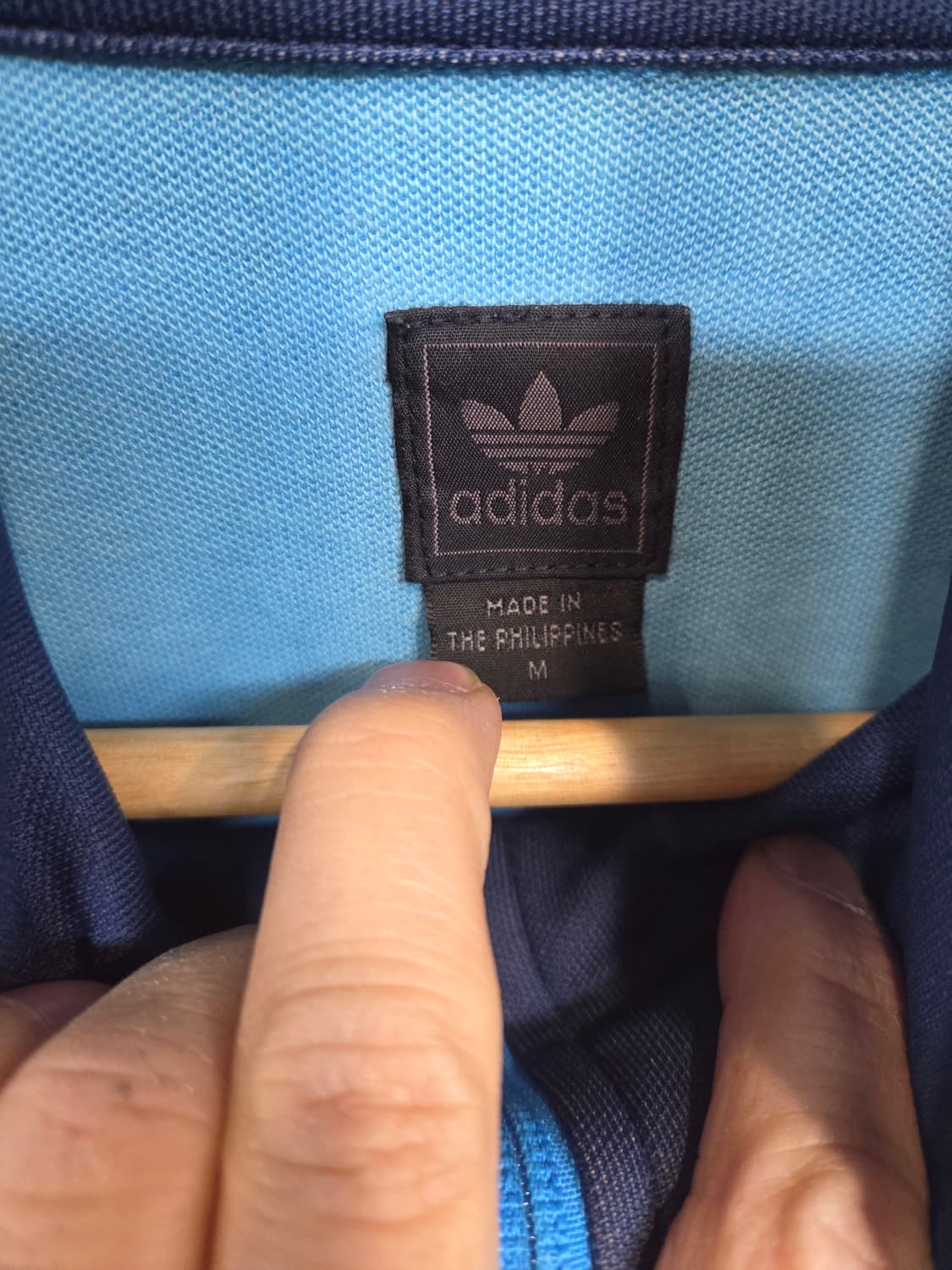 아디다스 올드스쿨 베켄바우어 트랙탑 져지 블루 m 상품이미지3