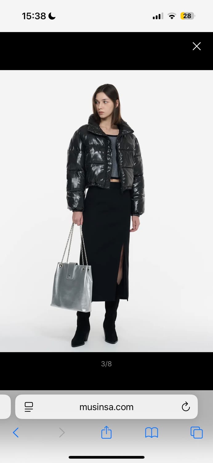 제너럴아이디어 글로시 푸퍼 패딩  상품이미지4