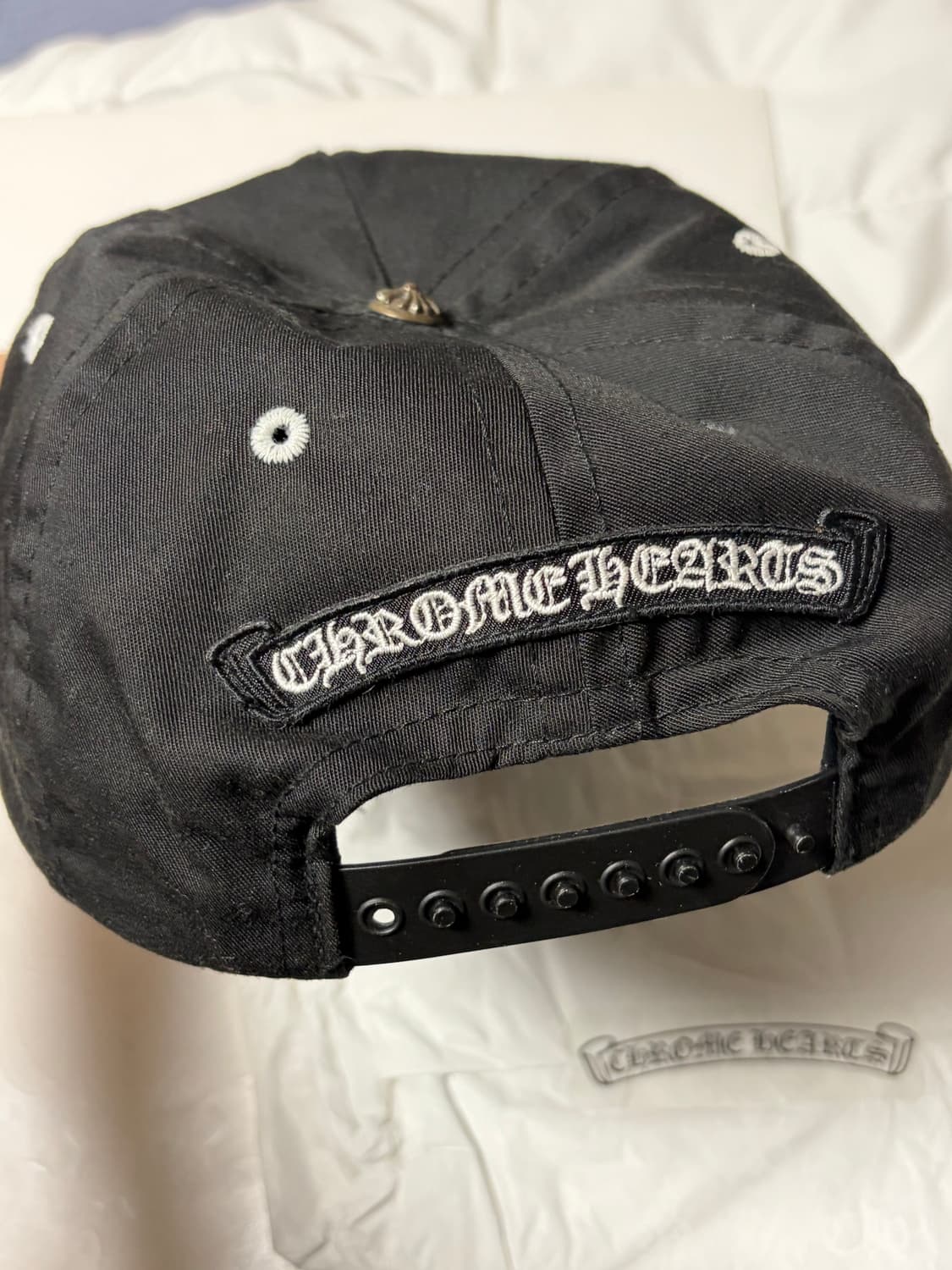 크롬하츠 가스스테이션 블랙 볼캡 상품이미지2