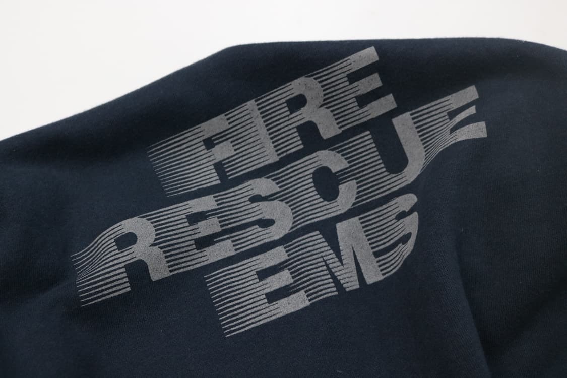 빈티지 네이비 FIRE DEPT. 구조대 맨투맨 (XL) 상품이미지7