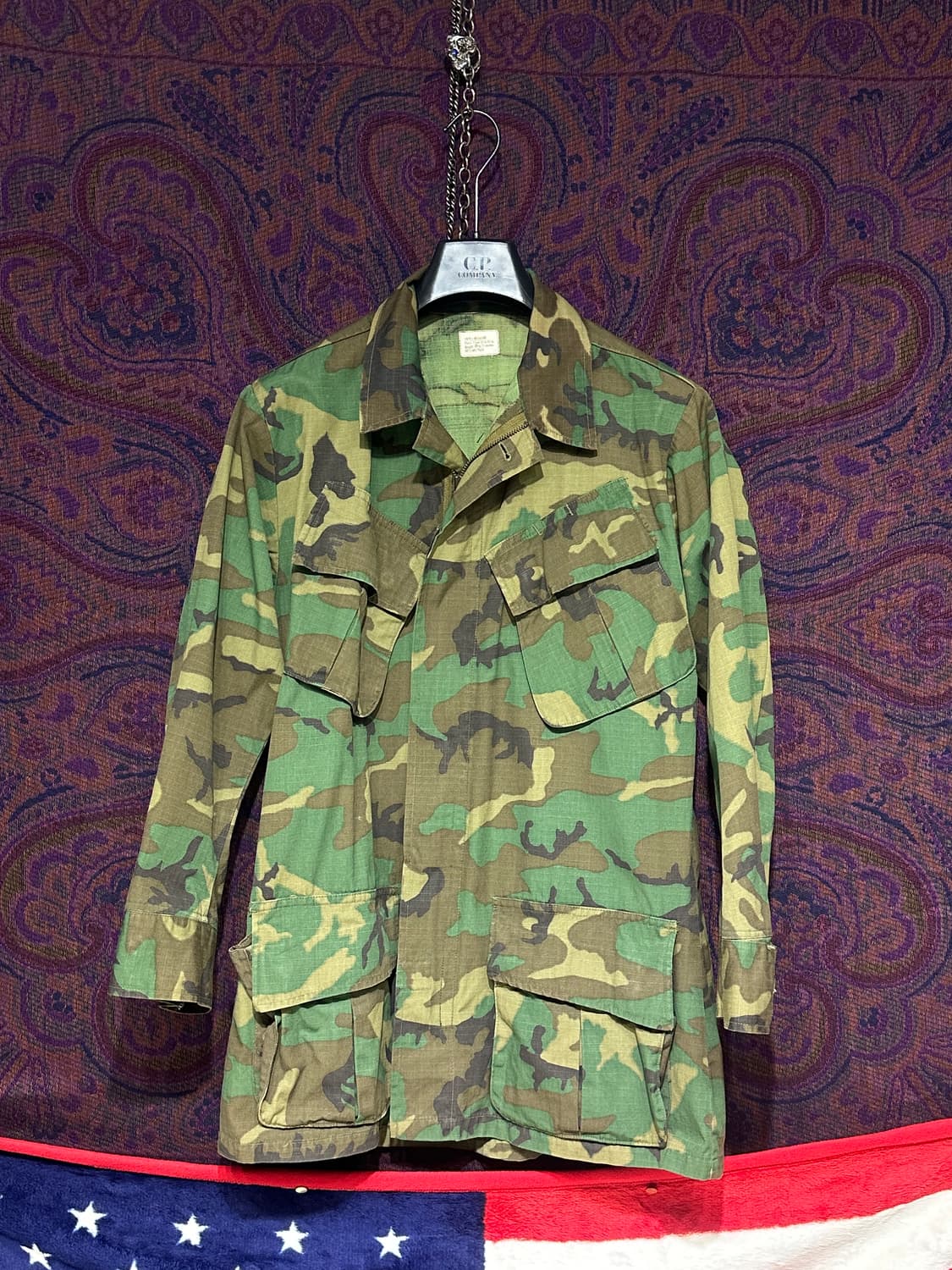 70's 미군 ERDL 베트남전 정글 퍼티그 상품이미지1