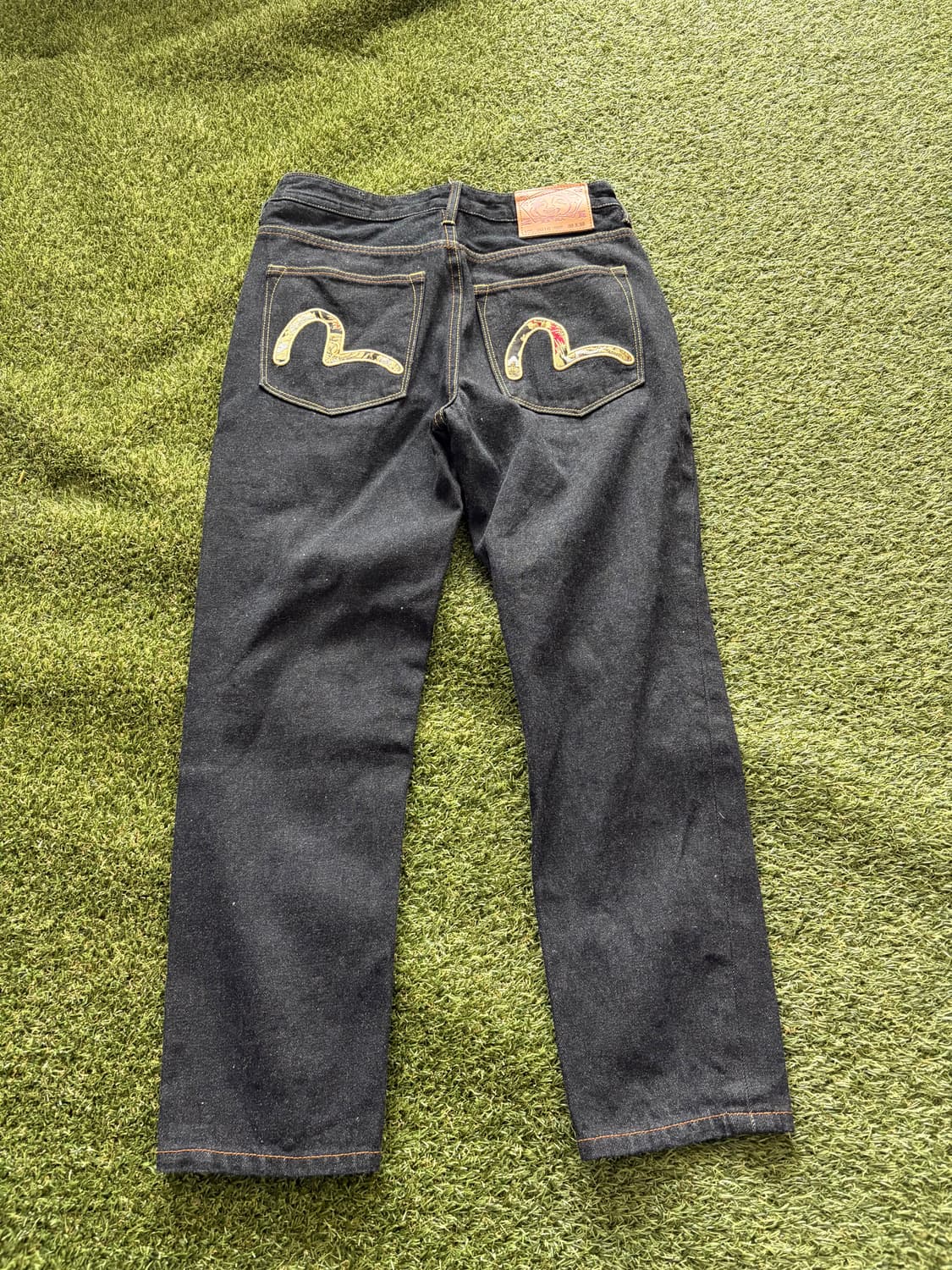 일본 일판 에비수 흑청 데님진 청바지 상품이미지1