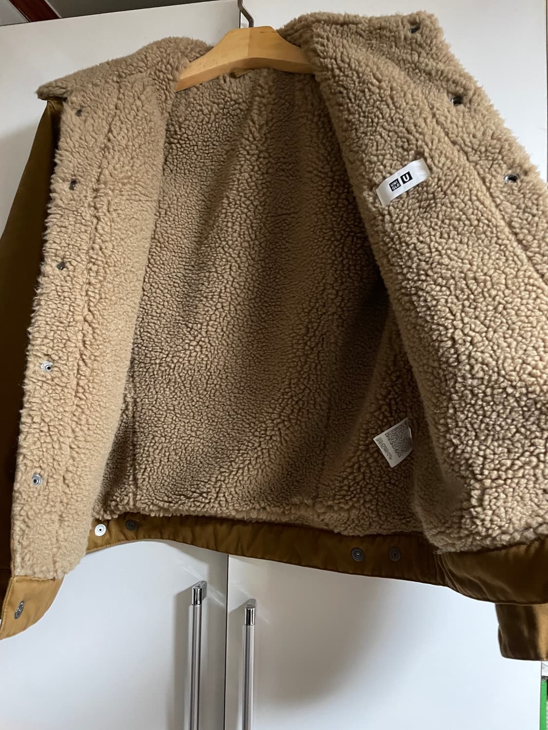 유니클로U 양털안감 트러커 자켓L 상품이미지3