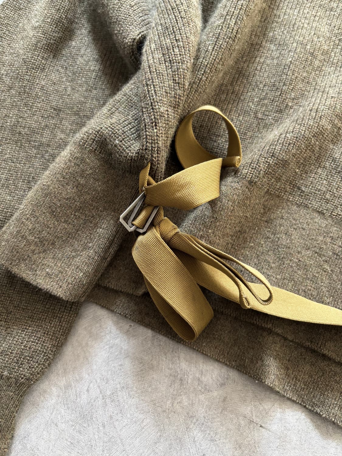 Helmut Lang 헬무트랭 캐시미어 벨크로 니트 상품이미지6