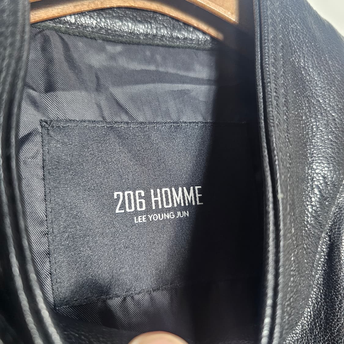 206 homme 가죽 라이더자켓 상품이미지4