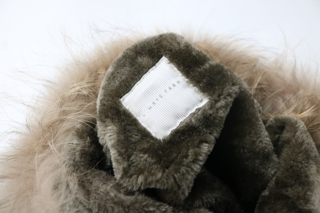 LOWRYS FARM 로리즈팜 빈티지 카키 퍼 후드 개파카 (M) 상품이미지7