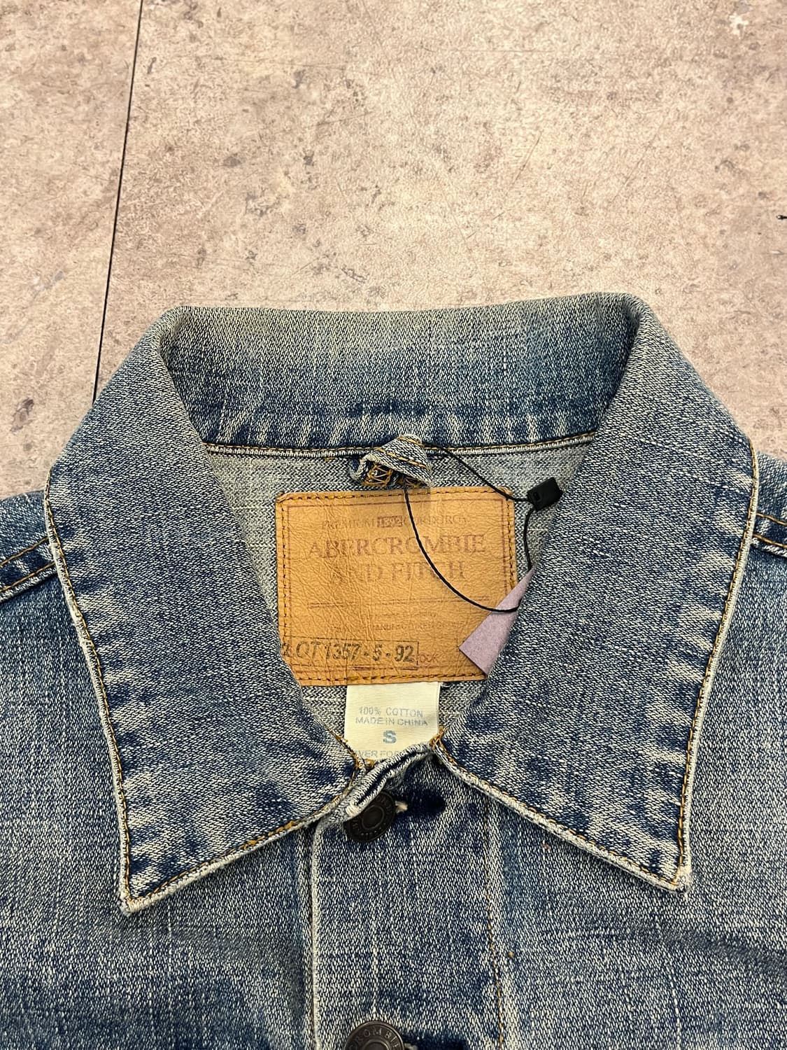 아베크롬비 데님 자켓 S #csz2775 상품이미지3