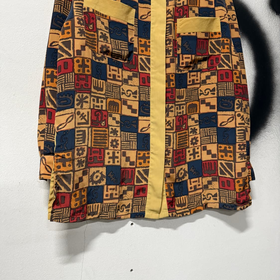 VTG 빈티지 에스닉 바로크 더블 포켓 긴팔 셔츠 상품이미지4